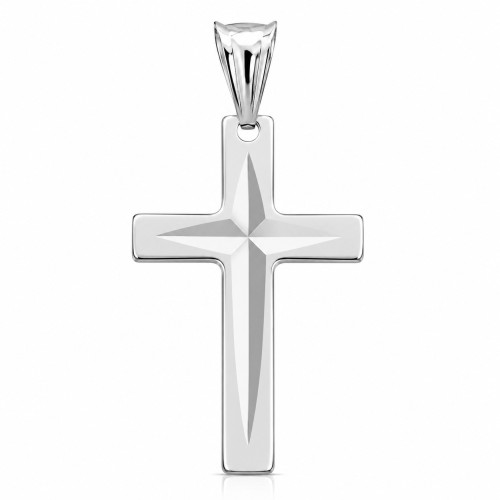 Przejdź do produktu Krzyżyk Srebrny - Diamentowany