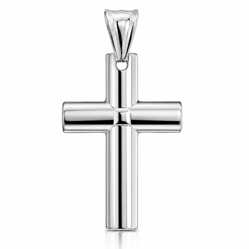 Przejdź do produktu Krzyżyk Srebrny - Diamentowany