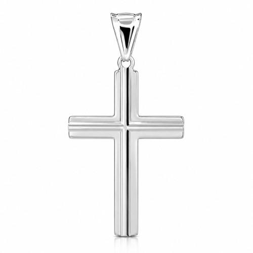 Przejdź do produktu Krzyżyk Srebrny - Diamentowany