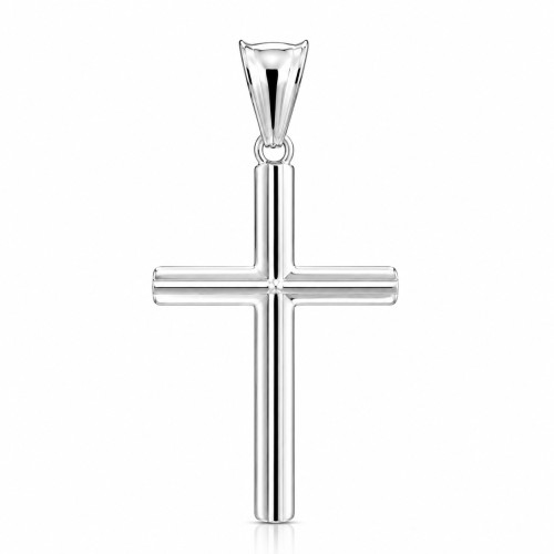 Przejdź do produktu Krzyżyk Srebrny - Diamentowany