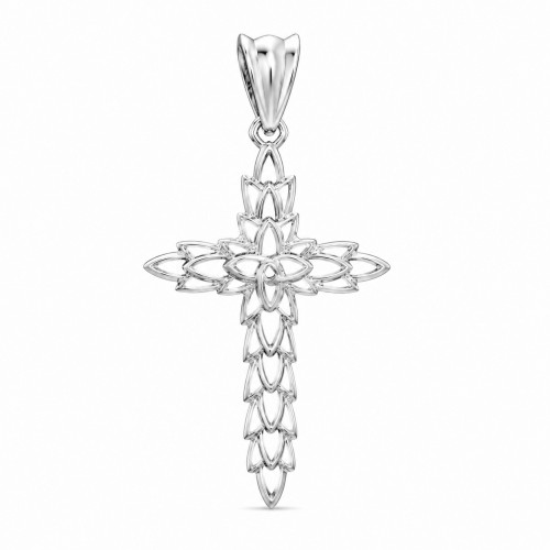 Przejdź do produktu Krzyżyk Srebrny - Diamentowany