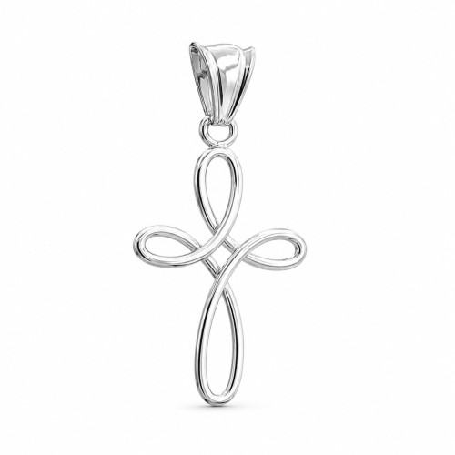Przejdź do produktu Krzyżyk Srebrny - Diamentowany