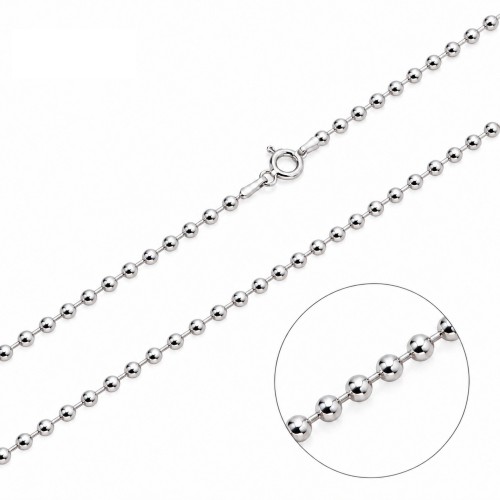 Przejdź do produktu Łańcuch Kulkowy Diamentowany - 1,8 mm Szerokości
