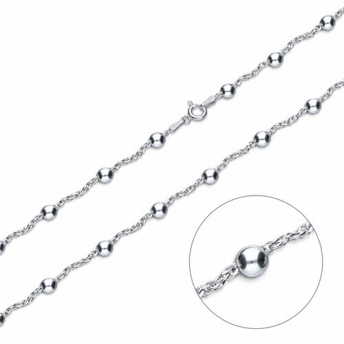 Przejdź do produktu Łańcuch Singapore - 4mm Średnica Kulki