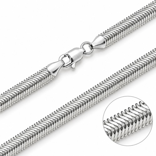 Przejdź do produktu Łańcuch Wąż Prawdziwy Soczewkowy - 3,40 mm Szerokości