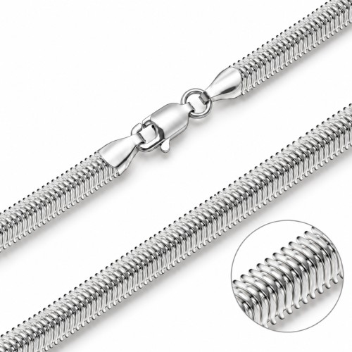 Przejdź do produktu Łańcuch Wąż Prawdziwy Soczewkowy - 4,20 mm Szerokości