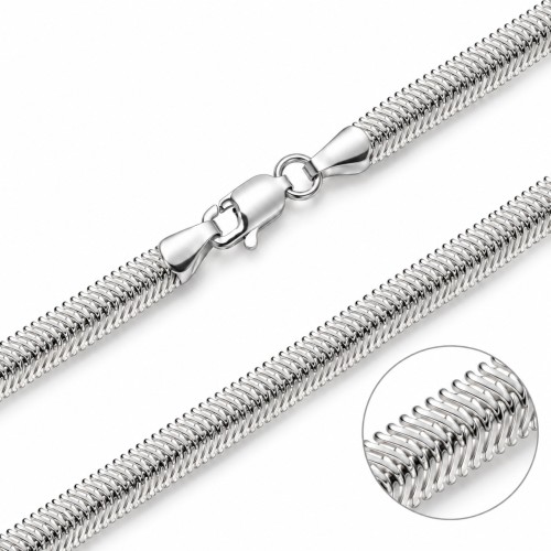 Przejdź do produktu Łańcuch Wąż Prawdziwy Soczewkowy - 2,50 mm Szerokości (1)