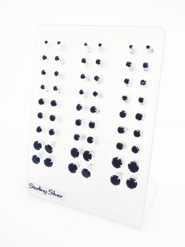 Przejdź do produktu Paletka - 27 Par - Czarna Cyrkonia