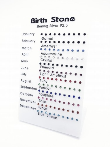 Przejdź do produktu Paletka - 60 Par - Cyrkonia Kolorowa