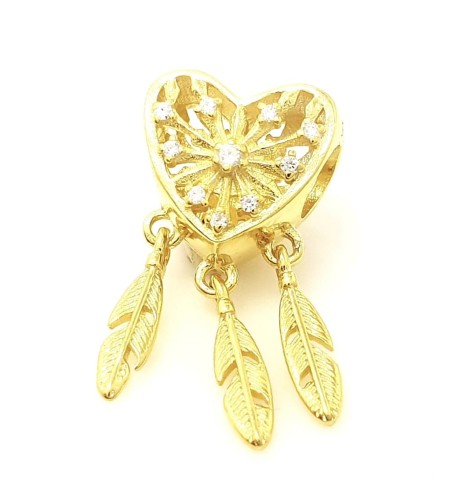 Przejdź do produktu Koralik Pozłacany do Bransoletki Modułowej - Łapacz Snów