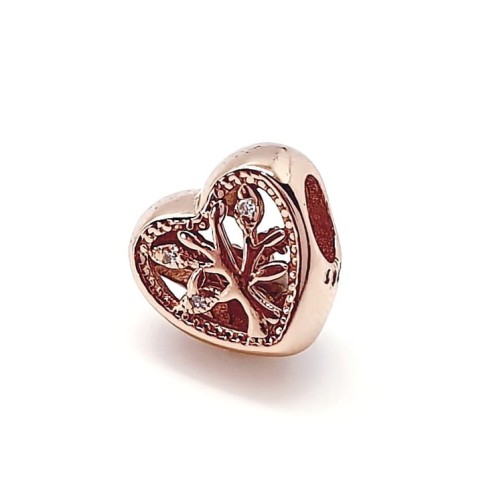 Przejdź do produktu Charms do Bransoletki Modułowej - serce - family - drzewo